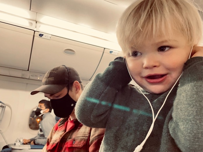 Flying with a toddler