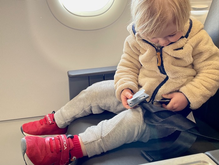 Flying with a toddler