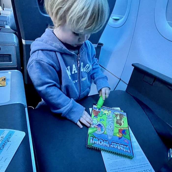 Flying with a toddler