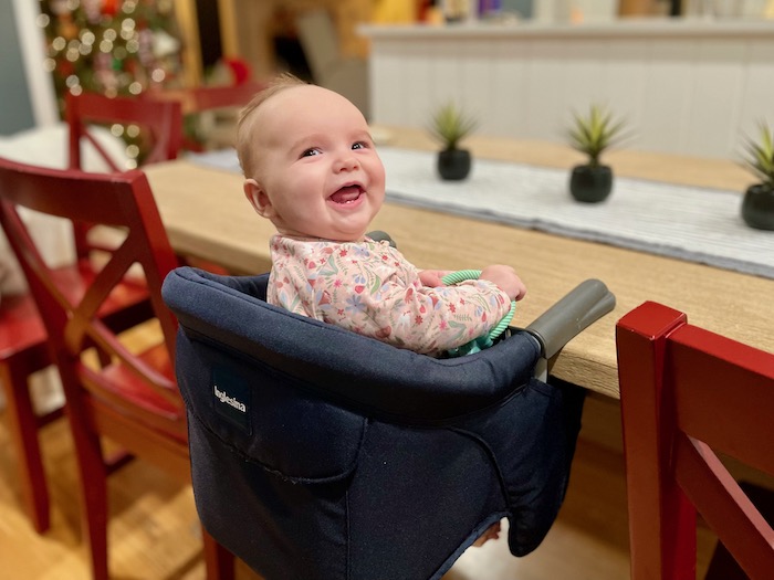 Infant in Inglesina Fast Table Chair