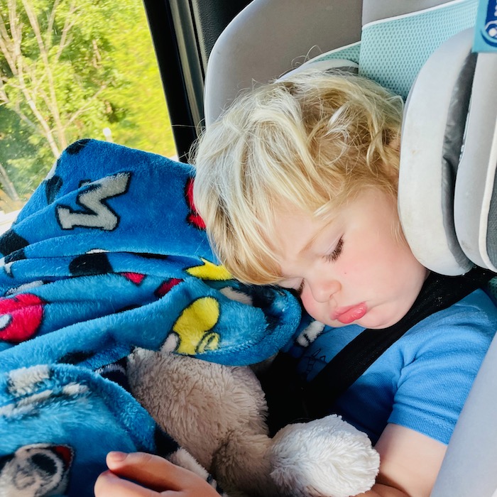 Traveling with a toddler on a road trip