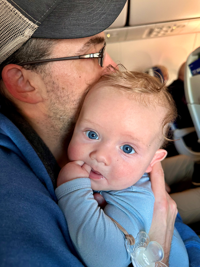 united travel with baby