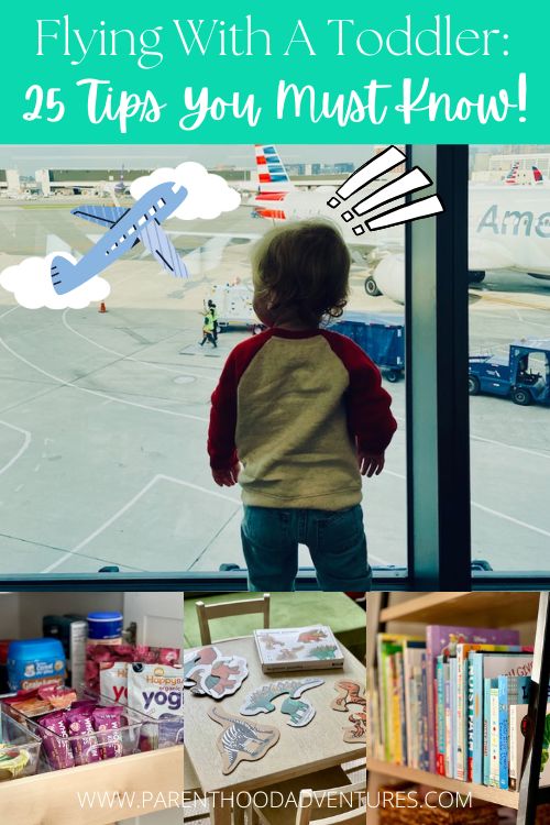 tips for airport travel with toddler