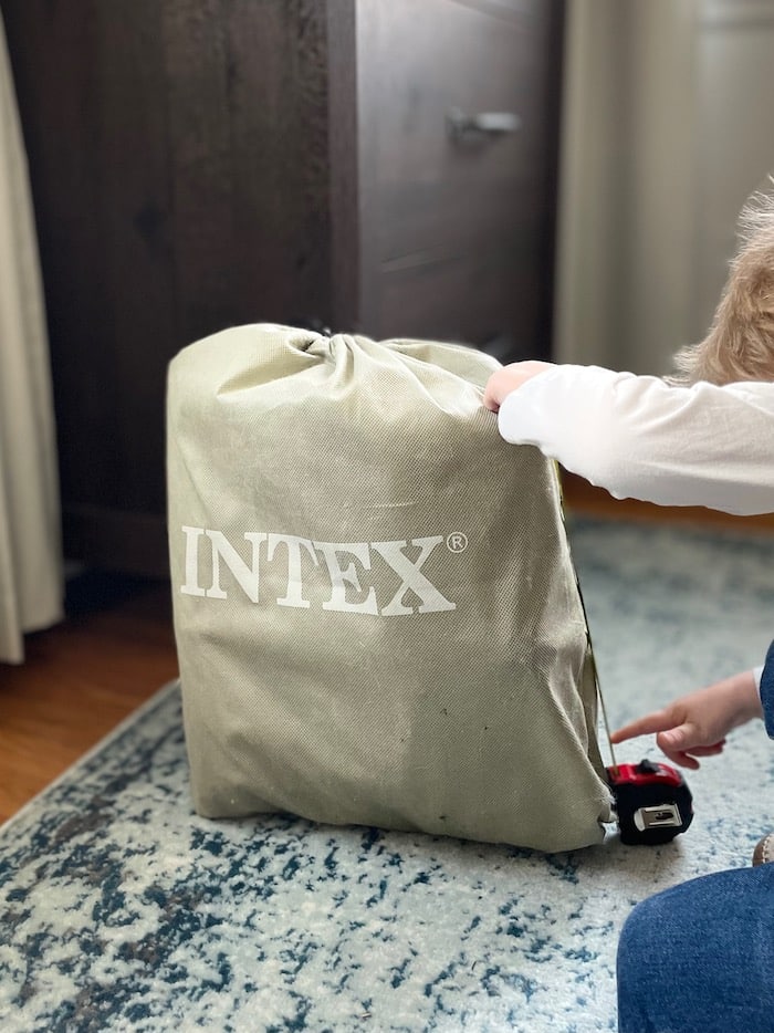 Intex kidz shop travel air mattress