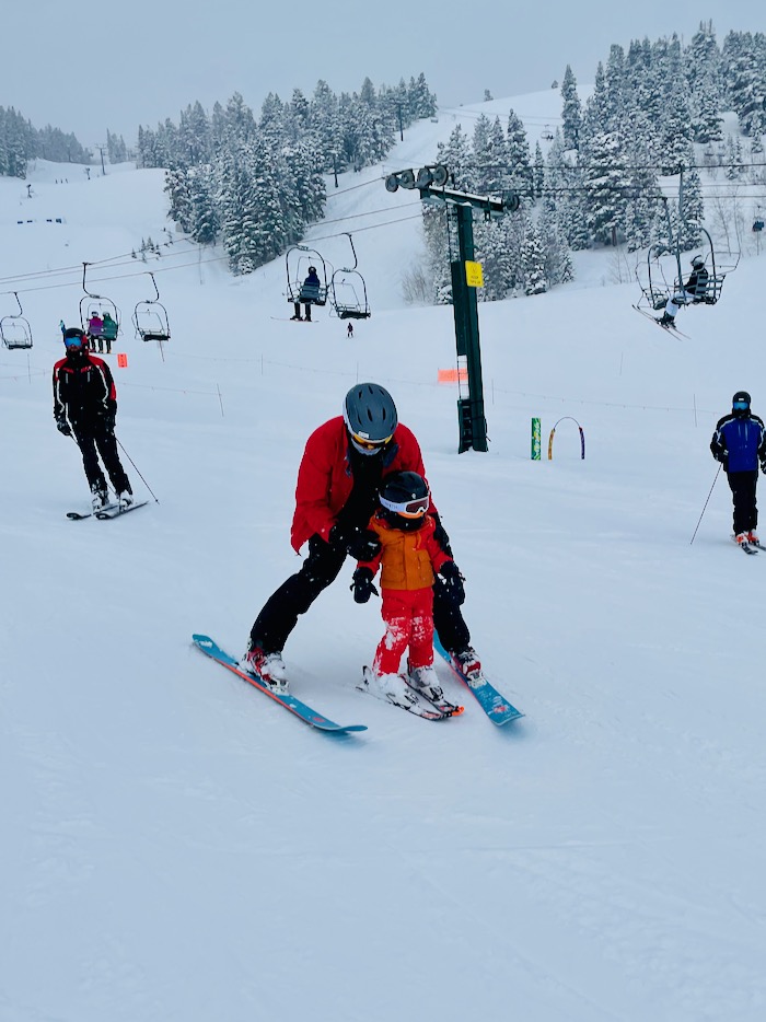 Skiing with a Toddler