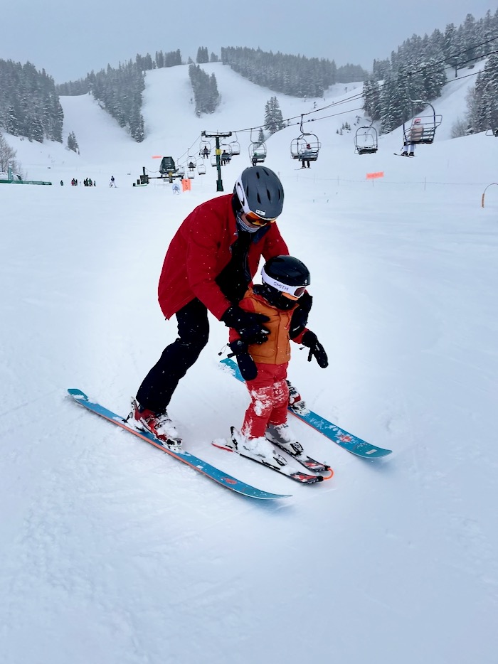 Skiing with a Toddler