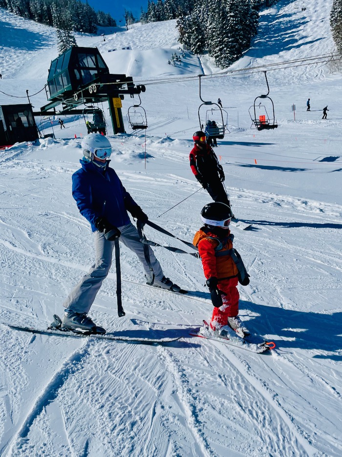 Skiing with a Toddler