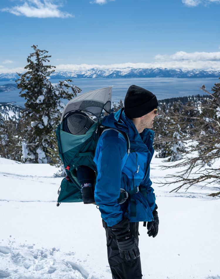 osprey poco lt on the trail