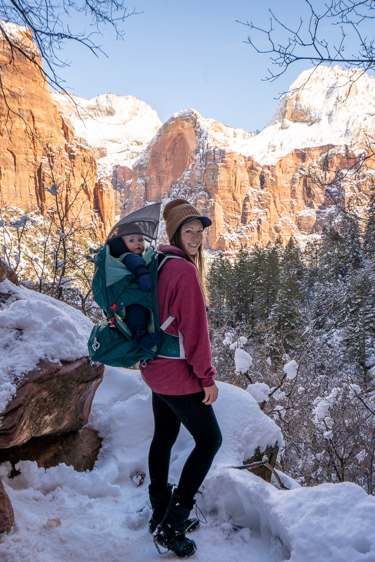 osprey poco lt on the trail