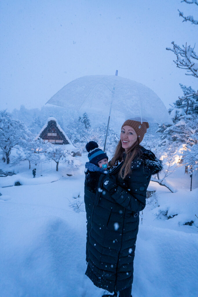 baby wearing in japan