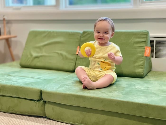 The Ultimate Review of the Nugget Kid's Couch! - Celebrating with kids