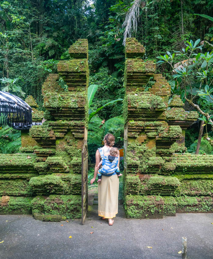 traveling with a baby in bali