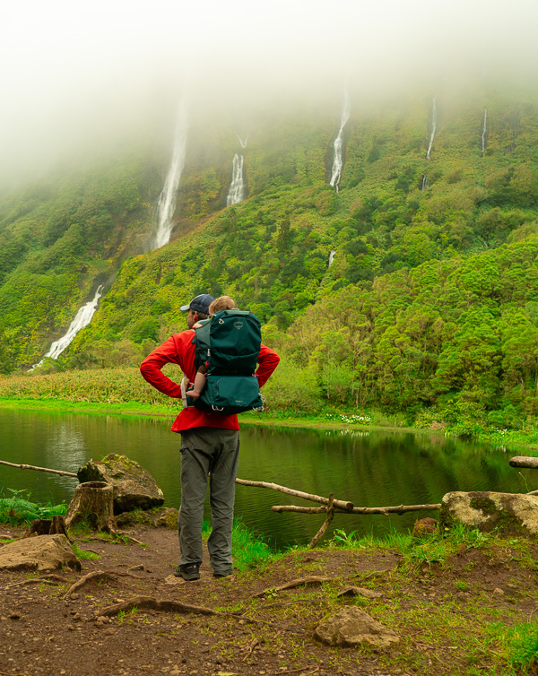 traveling with hiking baby carrier