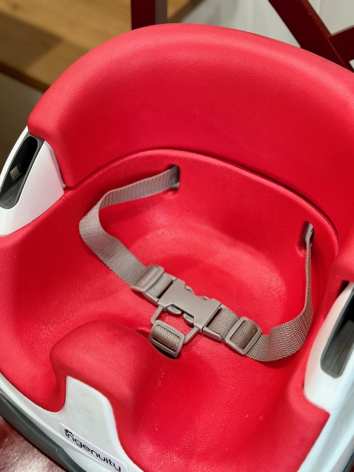 Ingenuity Baby Base 2-in-1 Booster Seat with 8 Month Old 