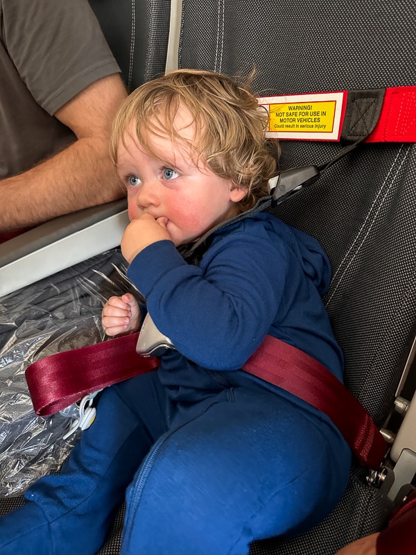 should a baby have their own seat on an airplane