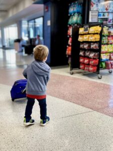 Flying Alone with Two Toddlers