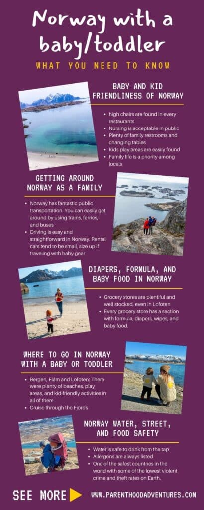 Norway with a baby or toddler travel guide